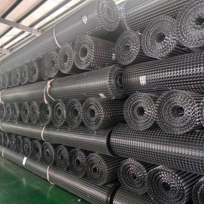 Geomalla 40kn Grid Mesh Biaxial PP Plastic Geogrid voor wegversterking