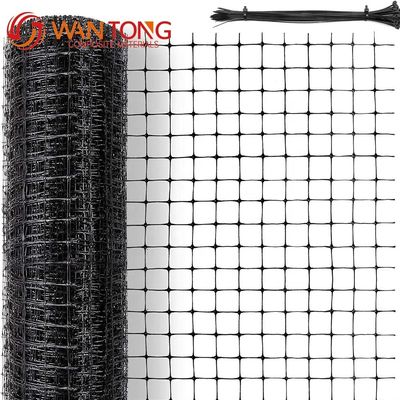 7*100ft zwart mesh plastic hek voor geiten en boerderij bescherming in tuin velden