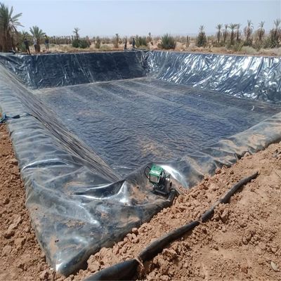 Ruwe oppervlakte HDPE Geomembrane Workshop 1,0 mm film blazen voor waterdichte dam bekleding