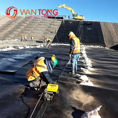 HDPE-geomembrane-liner voor zwembaddammen en landbouwmorgen 100% oorspronkelijke grondstoffen