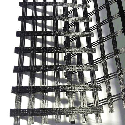 Wegbouw Geogrid 50 kn Treksterkte 80-80 PET voor solidificatie van de weg
