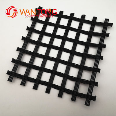 Hoge treksterkte Polyester PVC Bi-axiale geogrid Traditioneel ontwerp voor industriële doeleinden