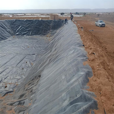 Geomembrane van industriële stijl gladde damliner voor lagere 1,5 mm HDPE-geomembrane