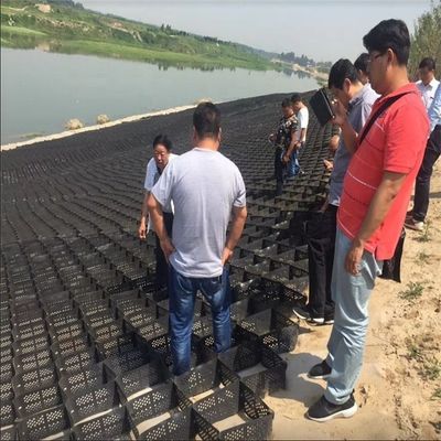 Geocell voor oprijlaan HDPE Geocell en hellingsbescherming voor wegversterking 50 mm lager