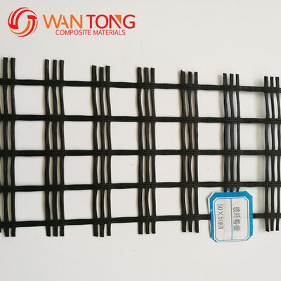 Civiele bouw Basalt Versterking Glasvezel Geogrid Mesh 12,7 * 12,7 mm Lengte 50-200m
