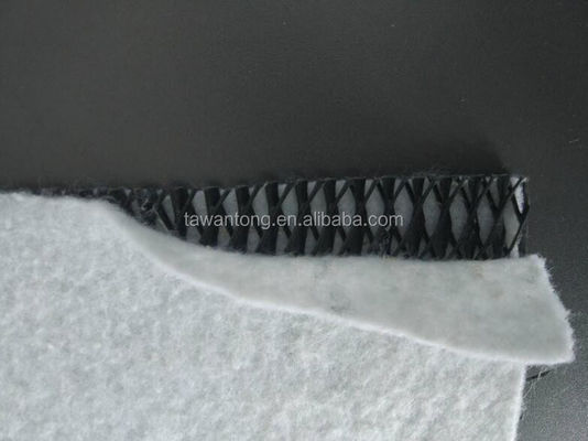 30m-100m rollengte hoogtanstig HDPE 3D composiet drainage net voor wegbescherming