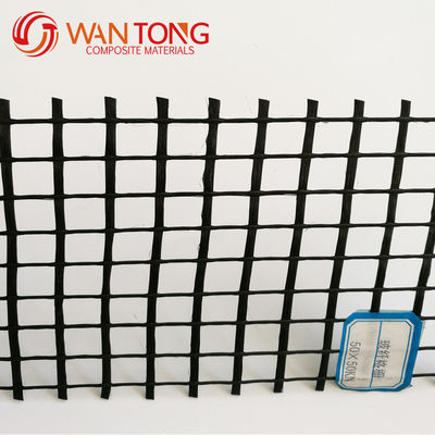 CE/ISO9001 Goedgekeurd 25-200kn/m Wegbouw Uniaxiaal Biaxiaal PVC gecoated Polyester Geogrid Mesh