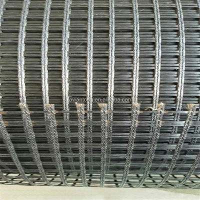 CE/ISO9001 Goedgekeurd 25-200kn/m Wegbouw Uniaxiaal Biaxiaal PVC gecoated Polyester Geogrid Mesh
