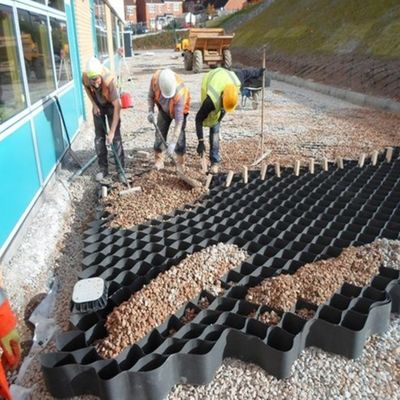 Geocell voor oprijwegen