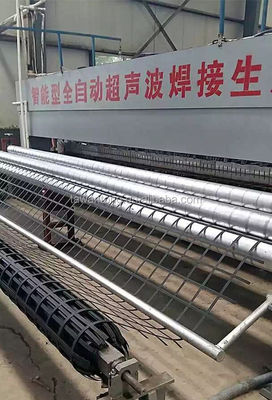 Geogrid voor het lassen van staal-plastiek met een treksterkte van 50 kn/m