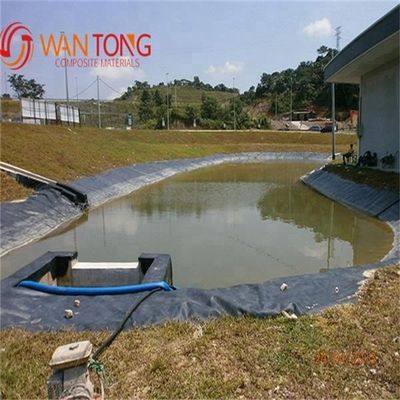 Smooth Face 1,5 mm 1500 micron Zwart Groen HDPE Geomembrane Film voor Dam Liner 0,75 mm