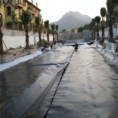 Smooth Face 1,5 mm 1500 micron Zwart Groen HDPE Geomembrane Film voor Dam Liner 0,75 mm