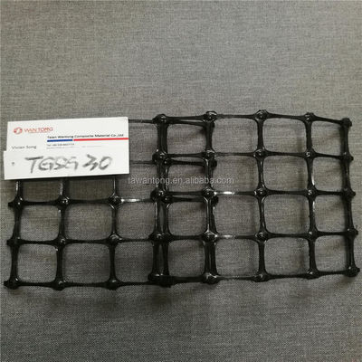 Extrudeerde polypropyleen biaxiale geogrids 50m lengte geogrids voor verschillende toepassingen