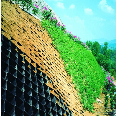 Geocel met een textuurde gladde oppervlakte van 100 mm hoogte HDPE voor duurzame infrastructuurprojecten