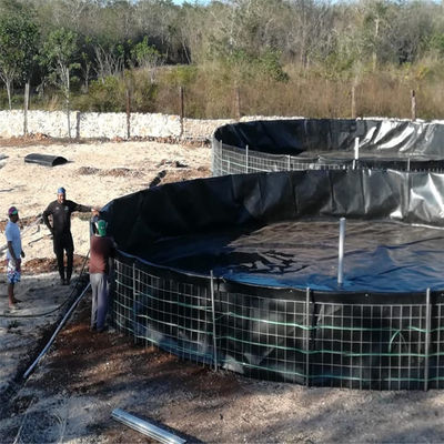 1 mm Plastic HDPE Geomembrane voor traditioneel ontwerp in cirkelvormige aquariumvissen