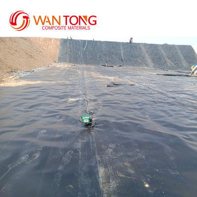 ASTM GRI-GM13 Standaard waterdichtheidsplaat Ldpe Ldpe 0,5 mm HDPE-geomembraanplaat voor aquicultuurvijvers
