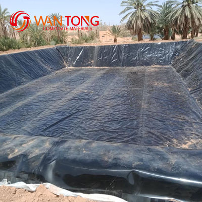 EPDM-geomembraanplaat 0,5 mm Blauwe vijvervoering voor waterdichtheid LLDPE HDPE
