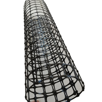 PP Plastic Net Biaxial Geogrid voor mijnbouw Versterking Breedte 1-6m MAGESIZE 12,7*12,7mm