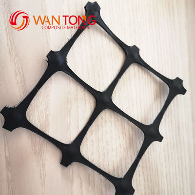 PP Plastic Net Biaxial Geogrid voor mijnbouw Versterking Breedte 1-6m MAGESIZE 12,7*12,7mm