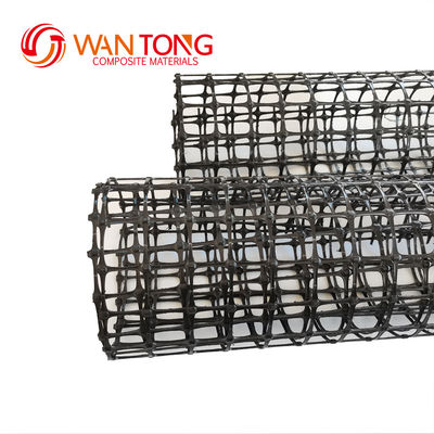 PP Plastic Net Biaxial Geogrid voor mijnbouw Versterking Breedte 1-6m MAGESIZE 12,7*12,7mm