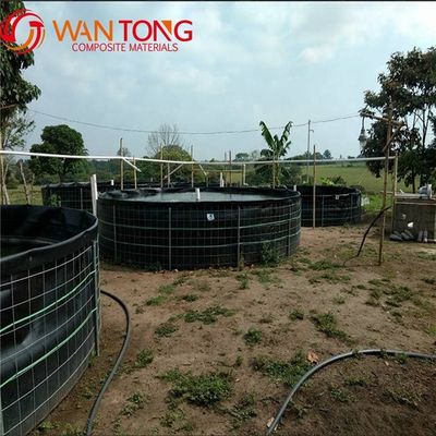 Levensduur 3-15 jaar Zwart staal frame PVC HDPE tank voor Indoor Fish Farm Vierkant