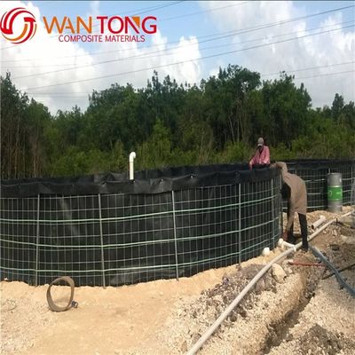 Levensduur 3-15 jaar Zwart staal frame PVC HDPE tank voor Indoor Fish Farm Vierkant