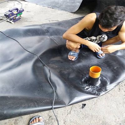 Geomembrane cirkelvormige tanks voor aquacultuur in hedendaagse ontwerpstijl