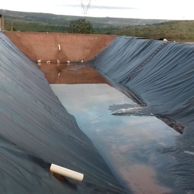 LDPE LLDPE HDPE Plastic Fish Ponds Waterdichtingsmembraan 0,5 mm HDPE Geomembraan Plaat m2