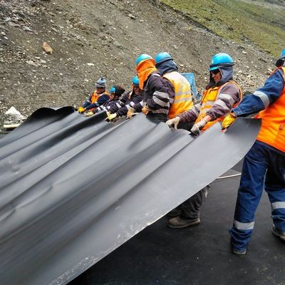 Vissenpoel Liner 1 mm HDPE Geomembrane Ideaal voor geomembranen en stortplaatsen