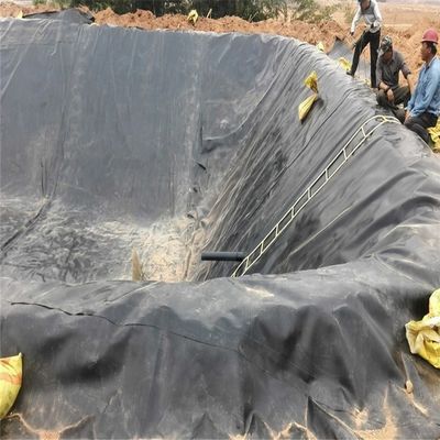 0.2 mm HDPE-geomembraan waterdichte traanvoering voor Biofloc-visserijvijvers