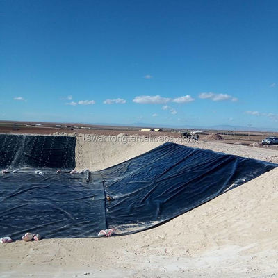 Glanzige Geomembrane HDPE Dam Vissentank Landbouwpond Liner Geomembranen 1mm 2mm