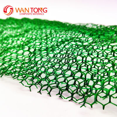 Landschapsplaats Plastic Steel Mesh Grass Reinforcement 3D Mat Geomat voor erosiebestrijding