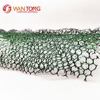 Landschapsplaats Plastic Steel Mesh Grass Reinforcement 3D Mat Geomat voor erosiebestrijding