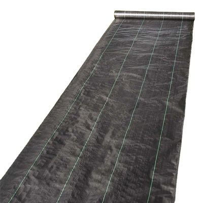 Bouw Zwart Wit Geel Kleur PP Geweven Geotextiel Lengte 50-100m/rol op aanvraag