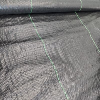 Bouw Zwart Wit Geel Kleur PP Geweven Geotextiel Lengte 50-100m/rol op aanvraag