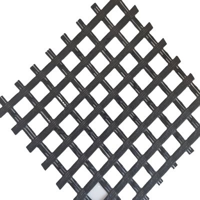 Laag Chinees ontwerp stijl Roadbed Versterking Biaxiaal polyester 80-80 PET Geogrid