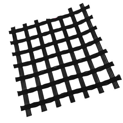 Laag Chinees ontwerp stijl Roadbed Versterking Biaxiaal polyester 80-80 PET Geogrid