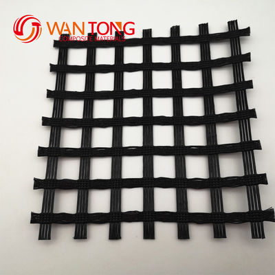 Inspectie ter plaatse Bitumen-gecoate glasvezel Biaxiaal geogrid voor wegdek Gele