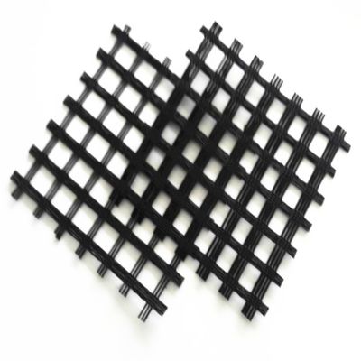 Inspectie ter plaatse Bitumen-gecoate glasvezel Biaxiaal geogrid voor wegdek Gele