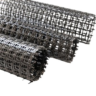 Zwarte geogrids met hoge UV-sterkte, biaxiale polypropyleen, voor wegen of land