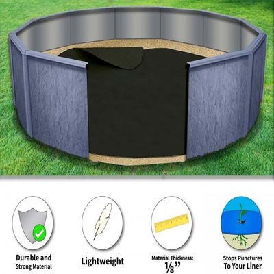 12 voet rond zwembad Liner Pad met niet-geweven geotextiel Lengte 50-100m Outdoor Precut