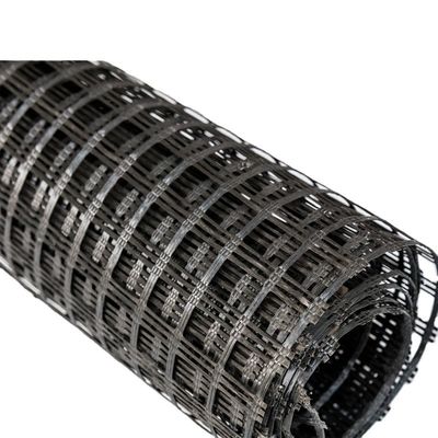 Witte polyester eenassige geogrid met PVC-coating 30kn/M-1000kn/M in Chinees ontwerp