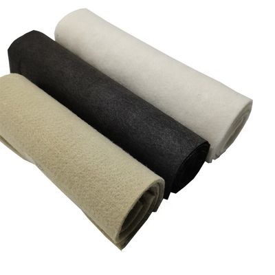 Witte geotextiel 100% polyester PET stapelvezel naald 100g 200g 300g