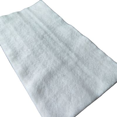 Witte geotextiel 100% polyester PET stapelvezel naald 100g 200g 300g