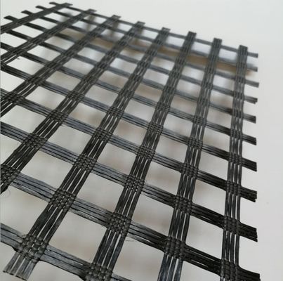 50-50 kn Polyester Geogrid/ PET Geogrid voor versterking van rivieroever