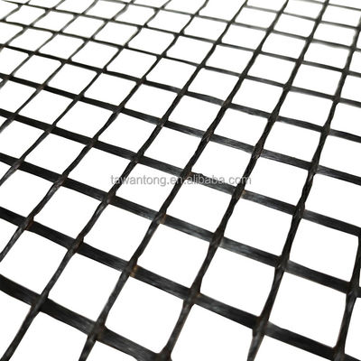 50-50 kn Polyester Geogrid/ PET Geogrid voor versterking van rivieroever