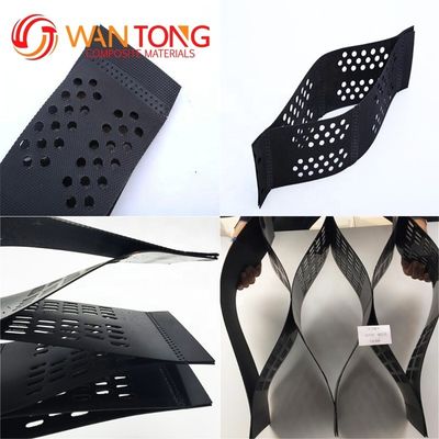 1.1 mm-1,7 mm Dikte HDPE geocell voor stabiliteit van weggrond en bescherming van hellingen