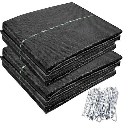 PP 120GSM Geweven Geotextiel voor Tuinlandschaps onkruidbestrijding Aanpassing Grootte 1-6m Breedte