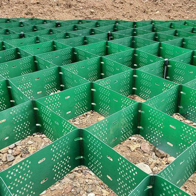 Geocelle voor weggravel 50 mm Hoogte voor hellingsdammen en steunmuren
