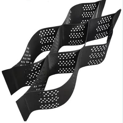 Geocell Gravel Stabilizer Paving Grid voor wegstabilisatie op 445mm Lasafstand